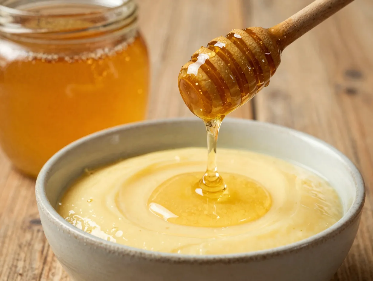 Honey vanilla custard