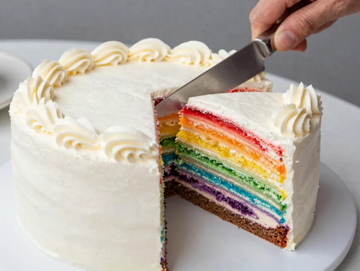 Surprise inside cake