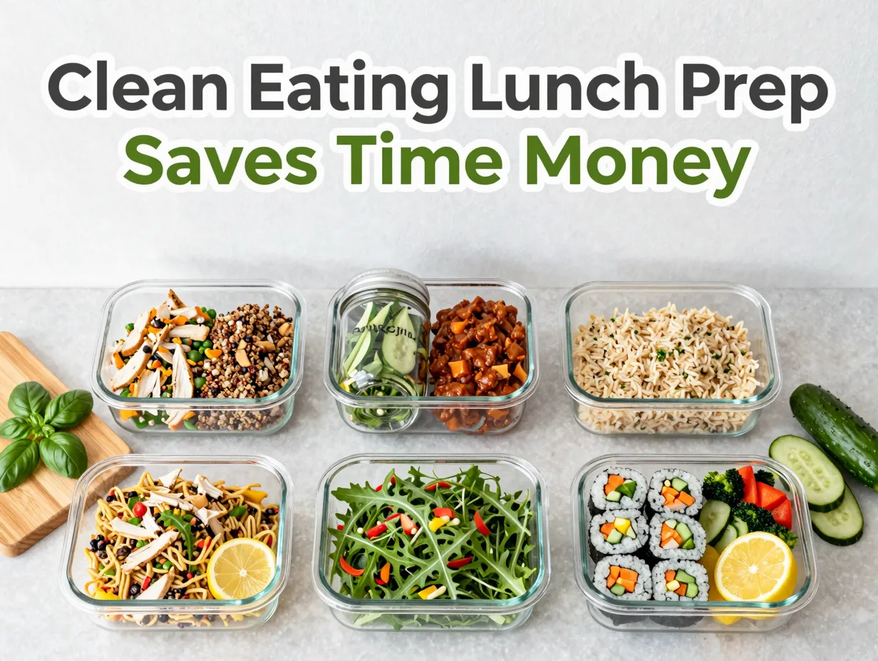 Clean eating lunch prep saves time money