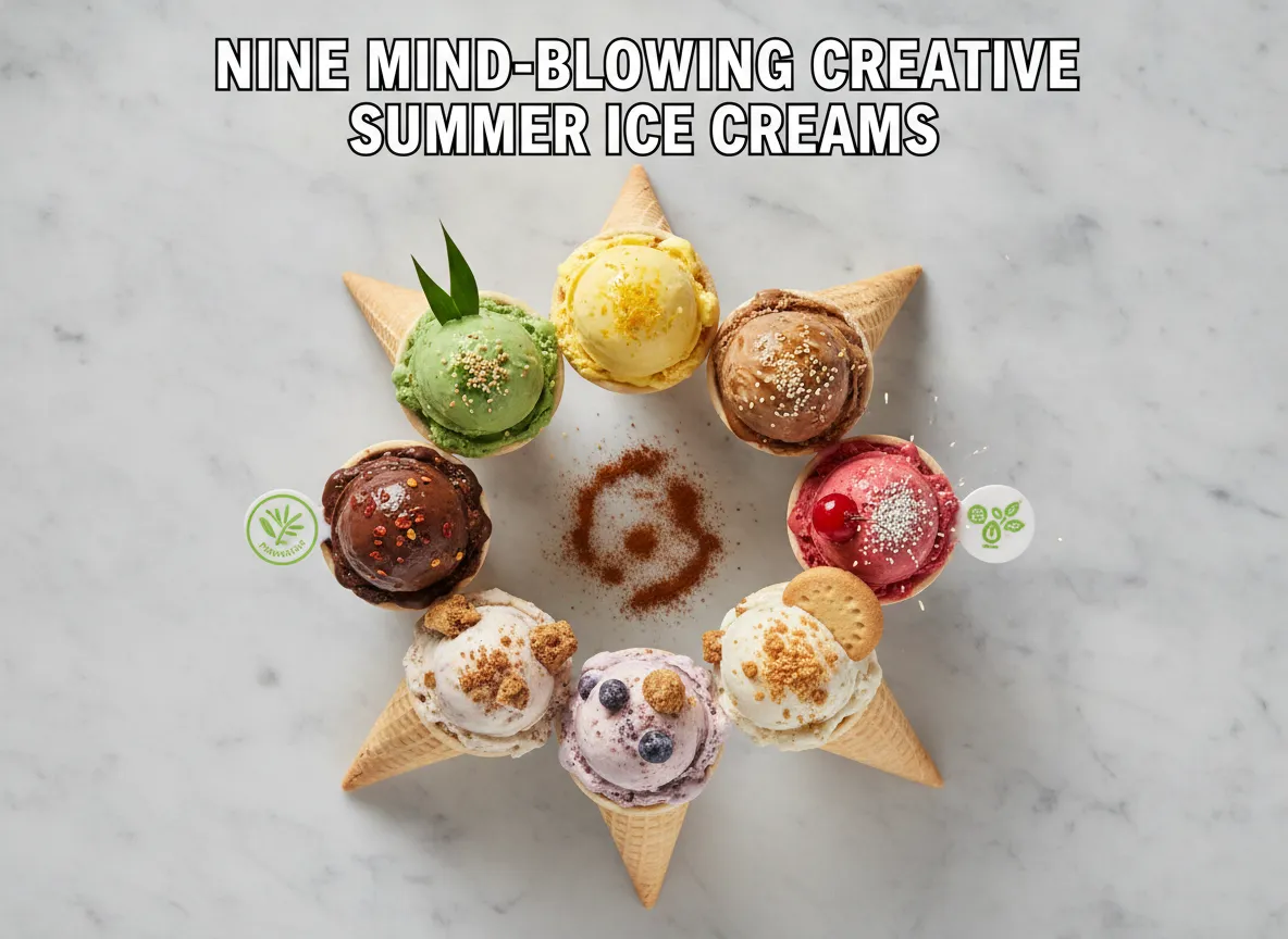 Nine mind blowing creative summer ice creams