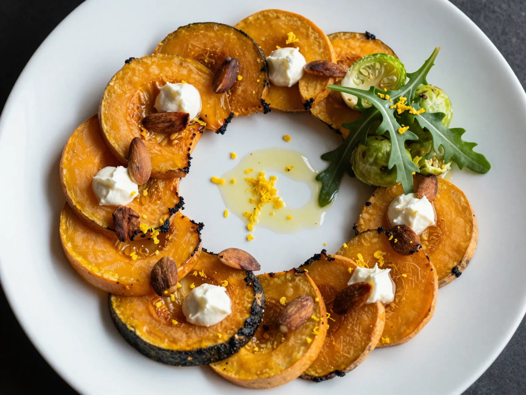 Butternut squash carpaccio