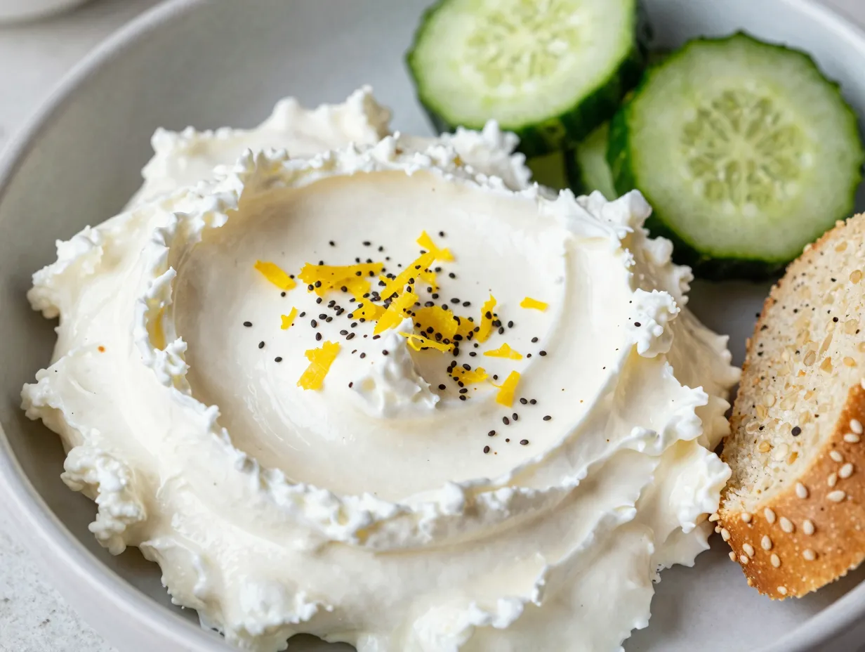 Everything bagel cream cheese spread