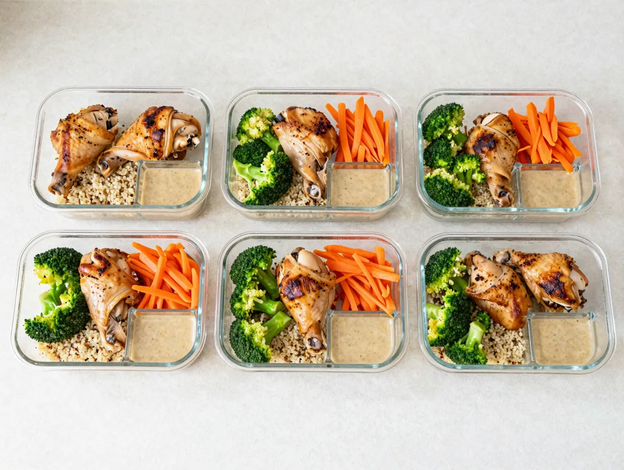 Chicken and quinoa grain bowls classic version
