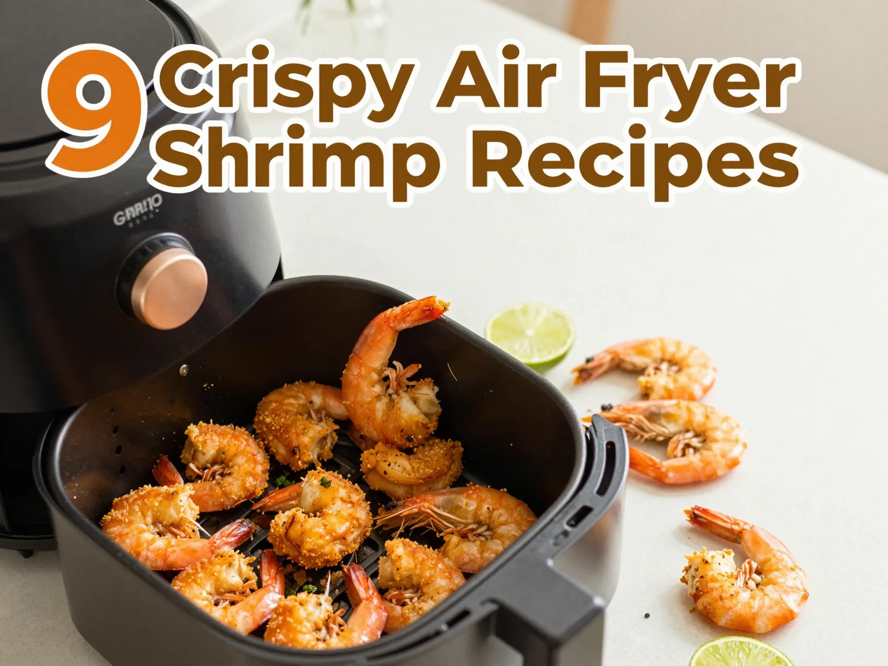 9 crispy air fryer shrimp recipes