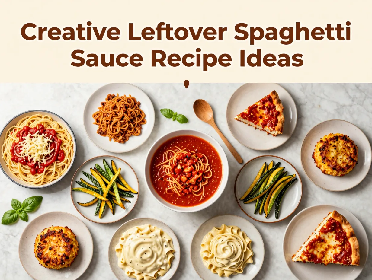 Creative leftover spaghetti sauce recipe ideas