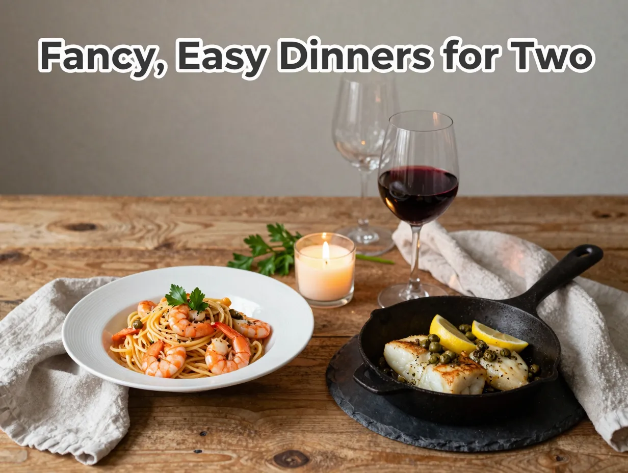 Fancy easy dinners for two