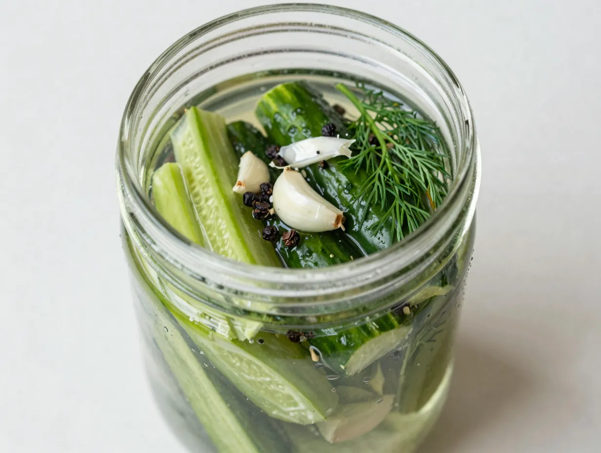 Classic refrigerator dill pickles