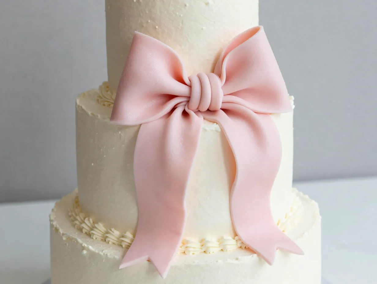 The coquette bow cake