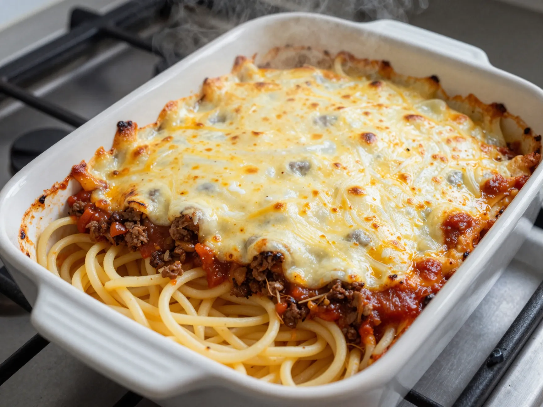 Spaghetti casserole