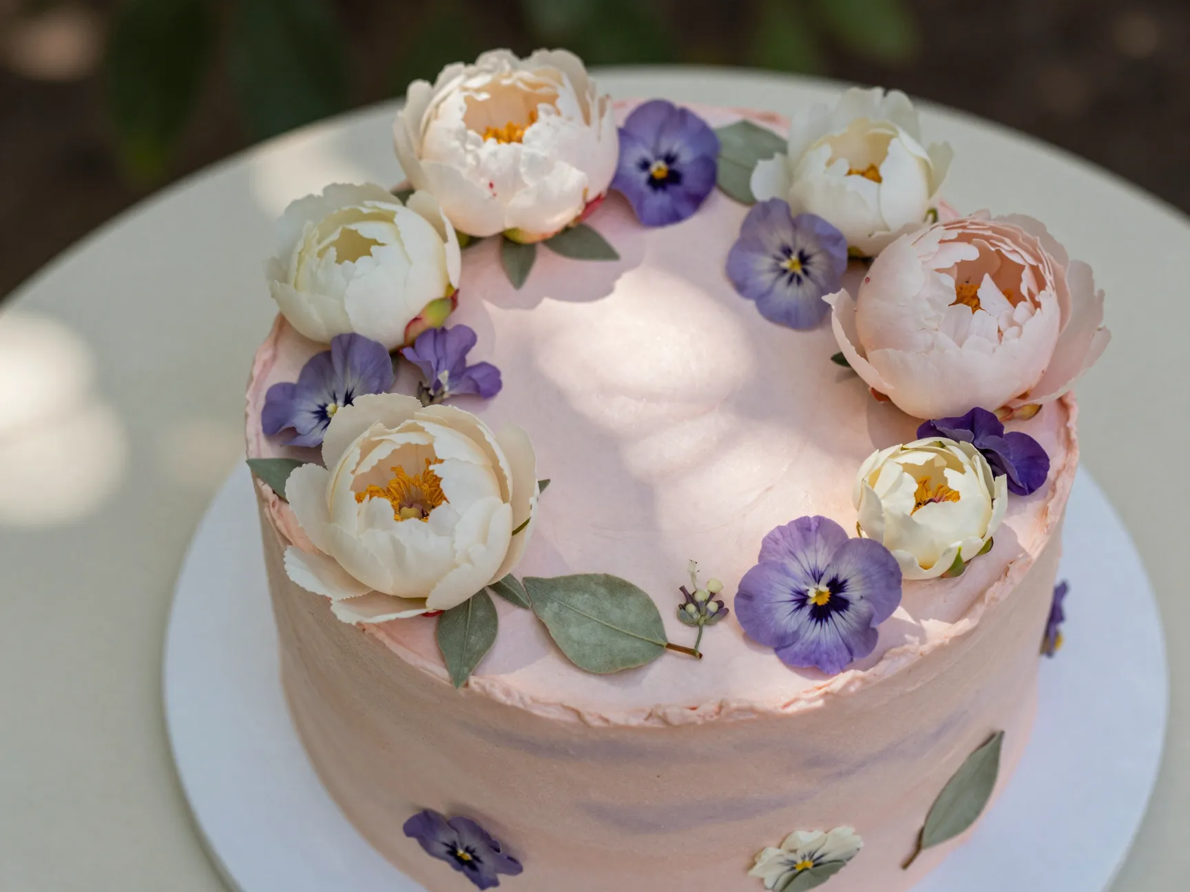 The pastel petals cake