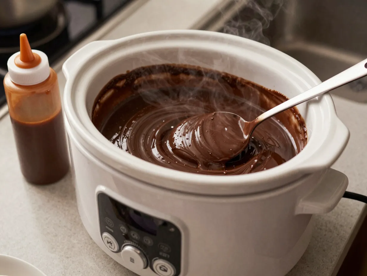 The sauce warming station