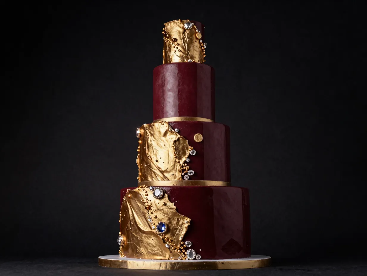 The luxury glam cake