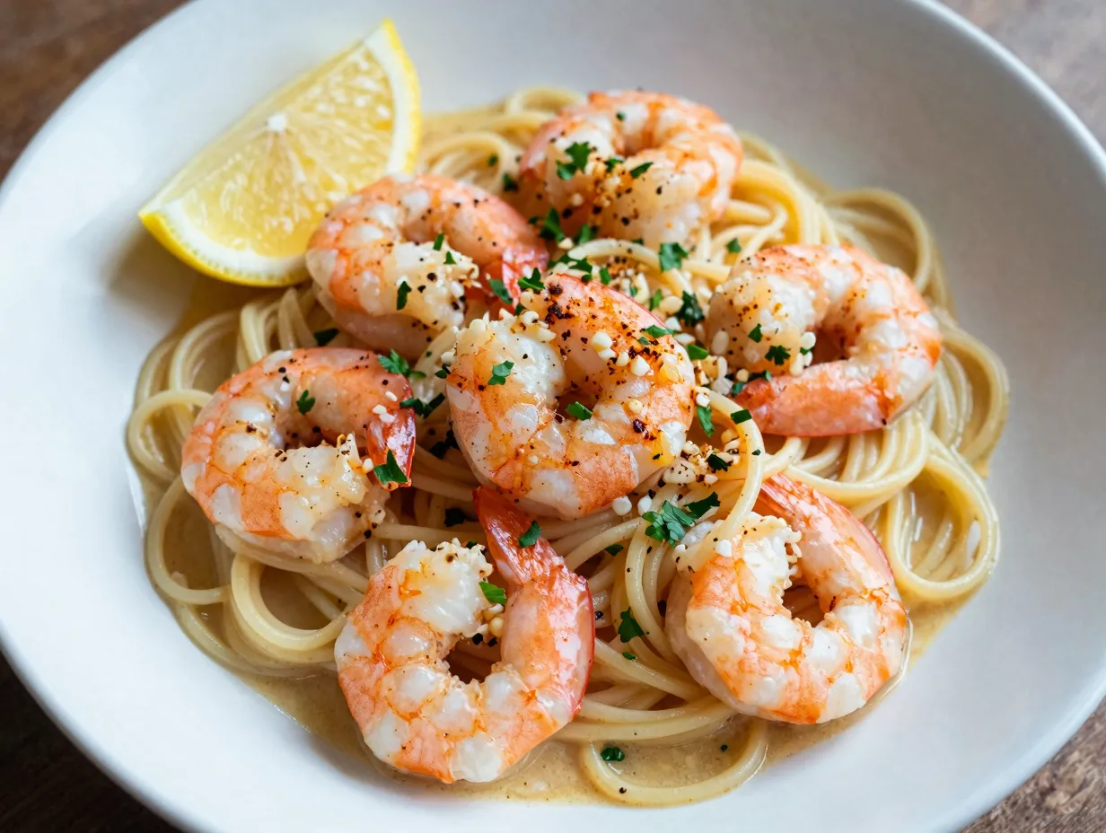 7 juicy air fryer shrimp with pantry seasonings