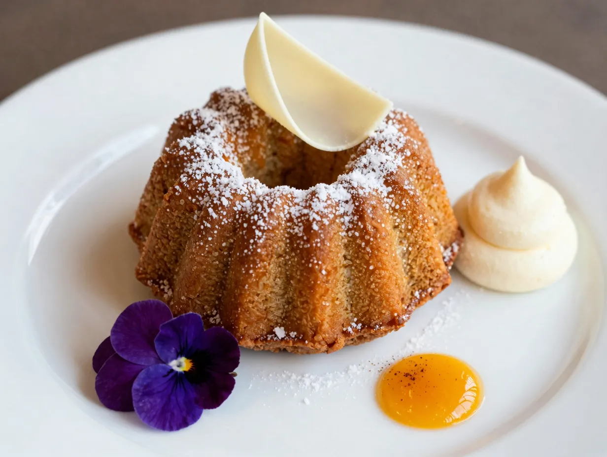 7 mini carrot cake with white chocolate