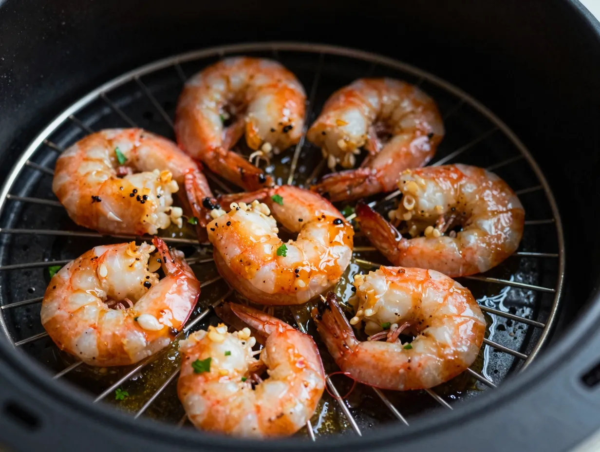 9 air fryer garlic butter shrimp