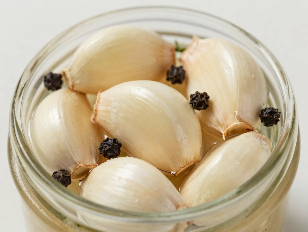 Pickled garlic