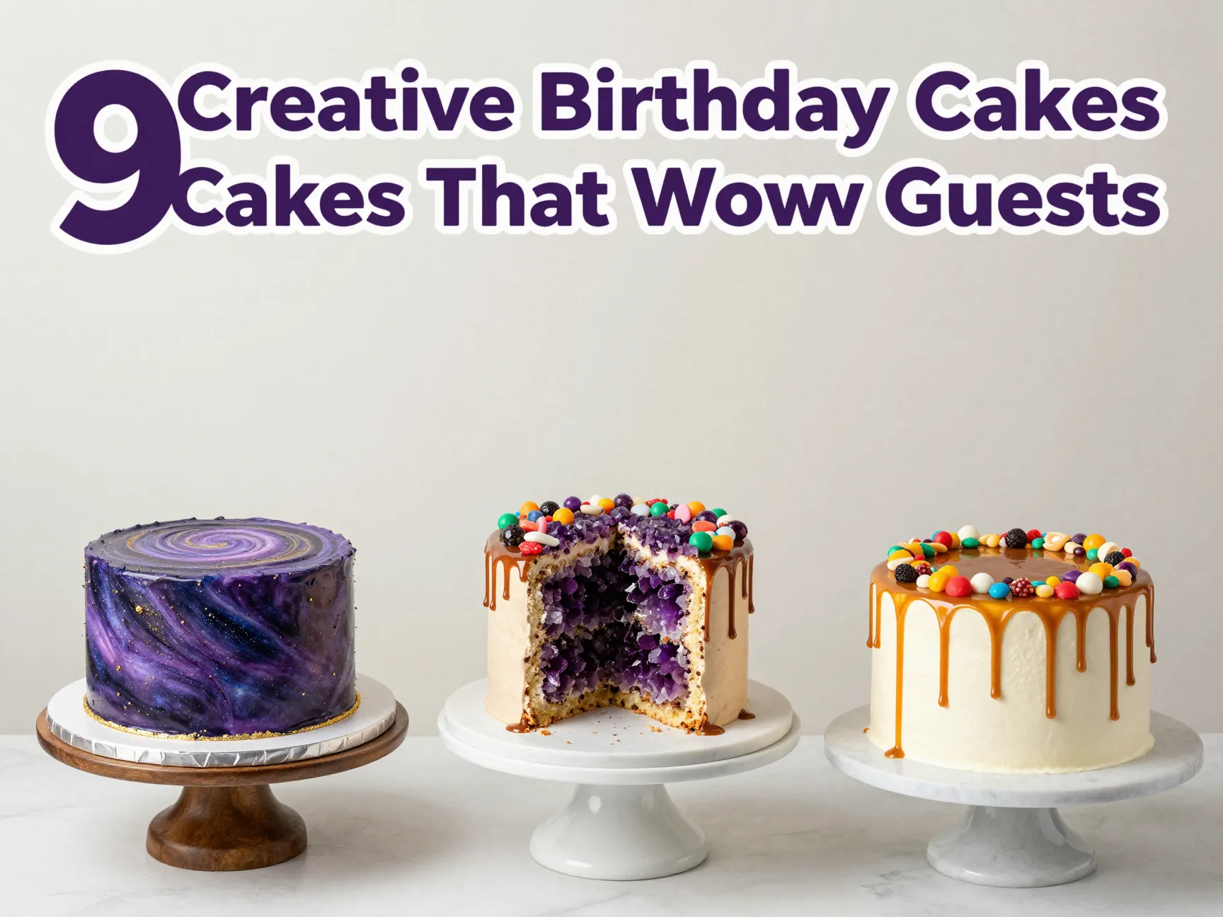 9 creative birthday cakes that wow guests