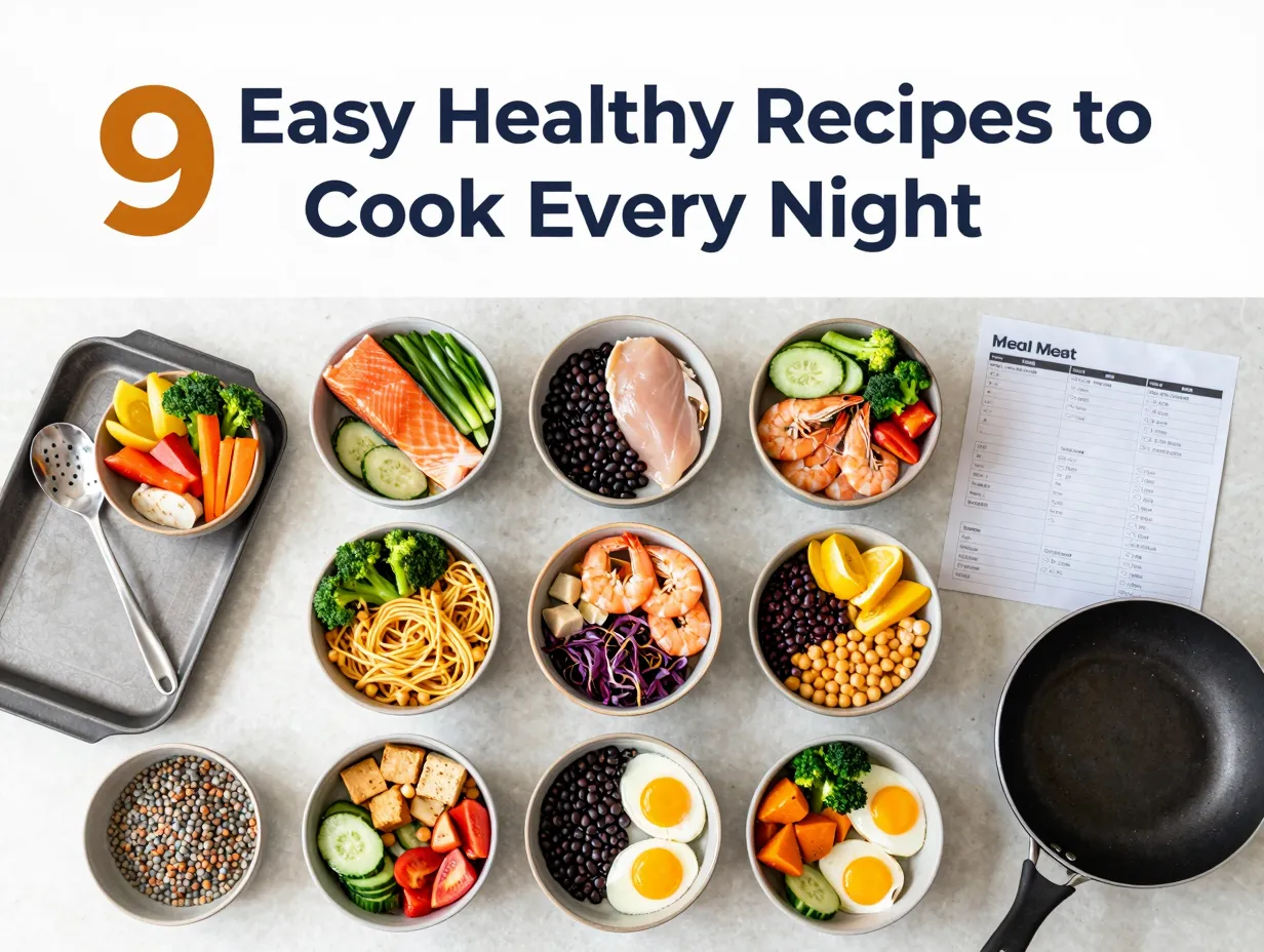 9 easy healthy recipes to cook every night