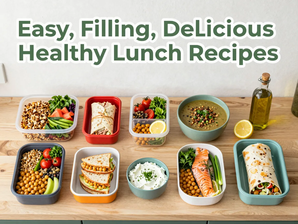 Easy filling delicious healthy lunch recipes