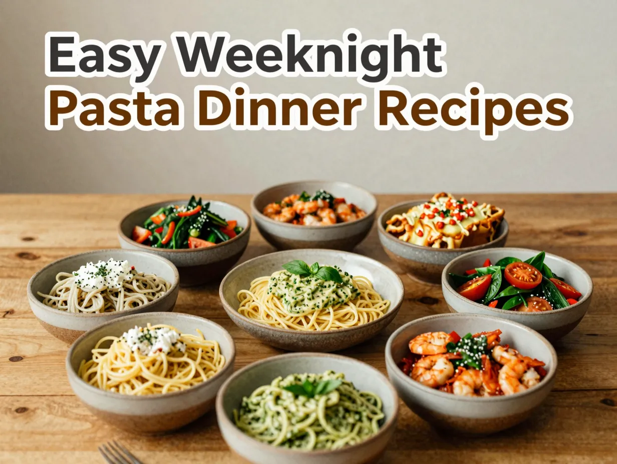 Easy weeknight pasta dinner recipes