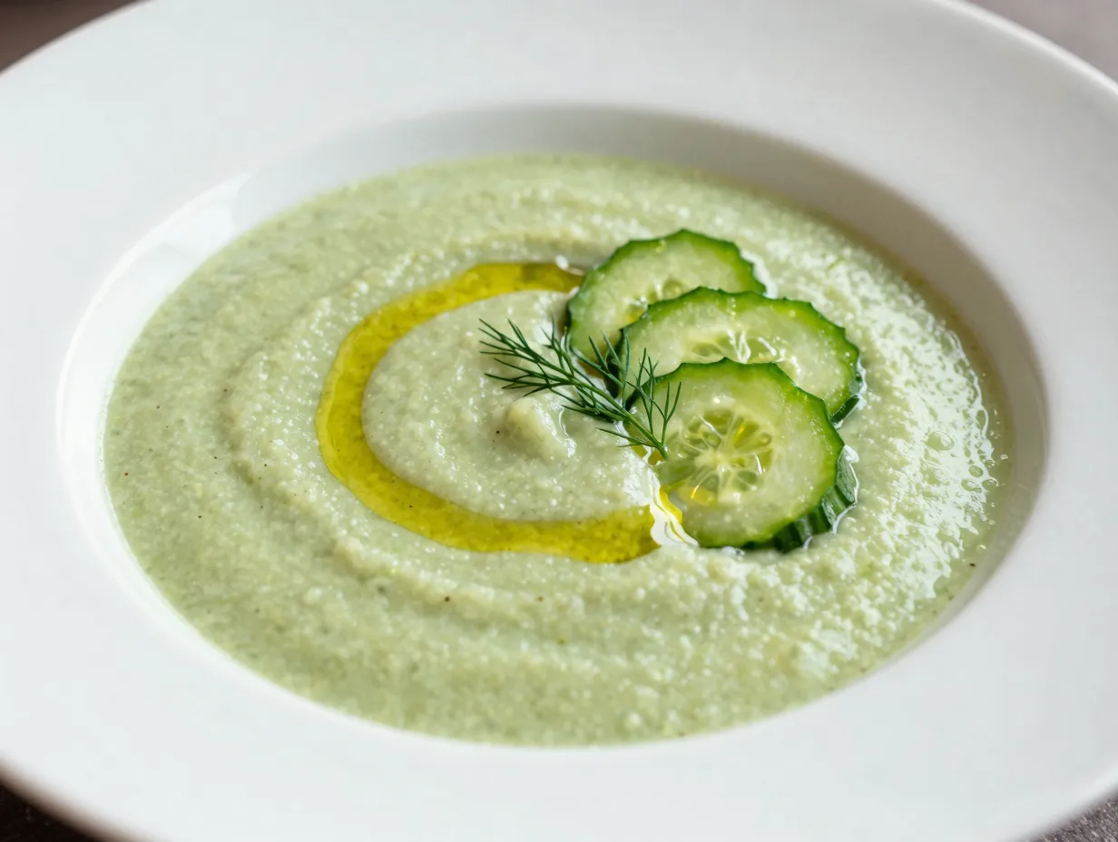 6 cucumber gazpacho