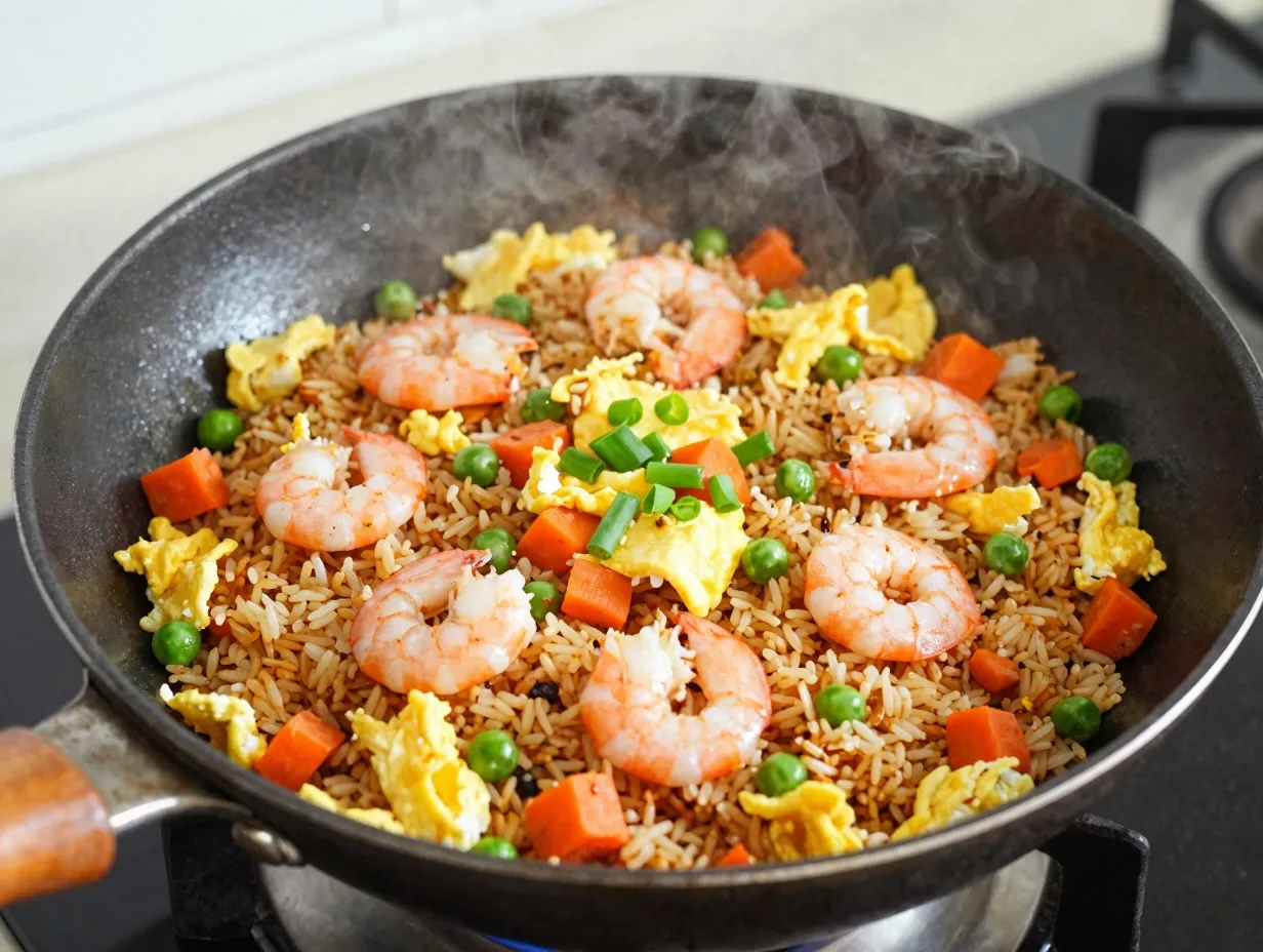 Shrimp fried rice