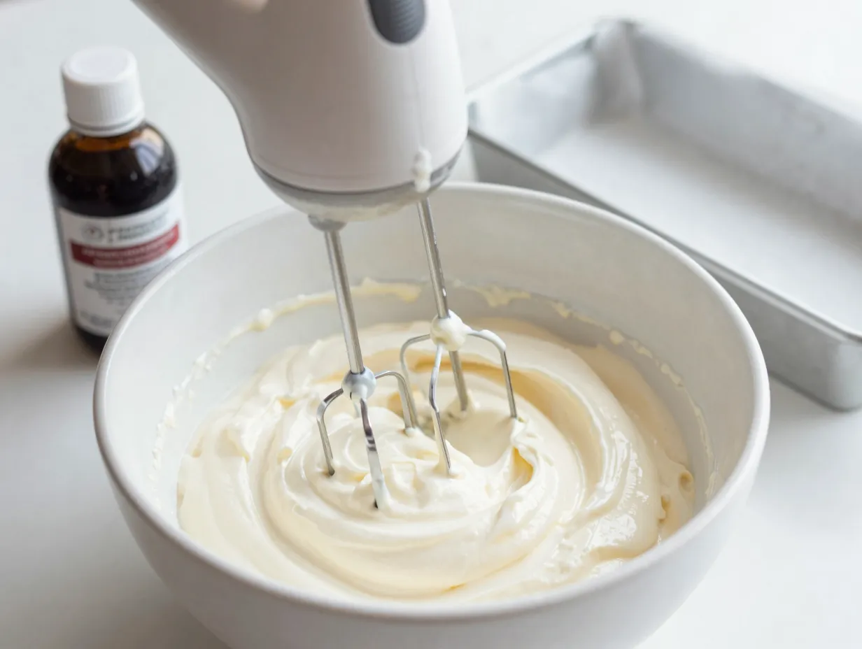 Classic vanilla no churn ice cream
