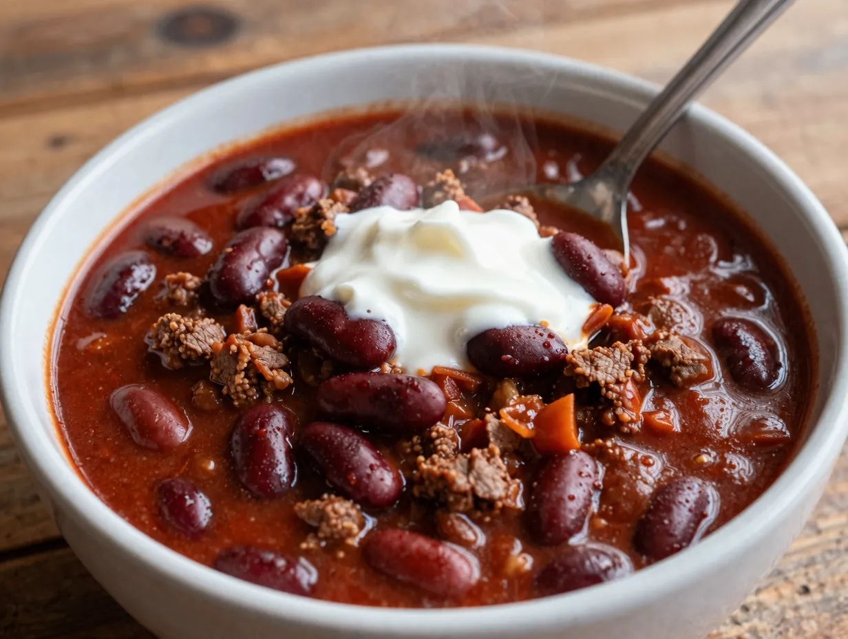 Instant pot beef chili