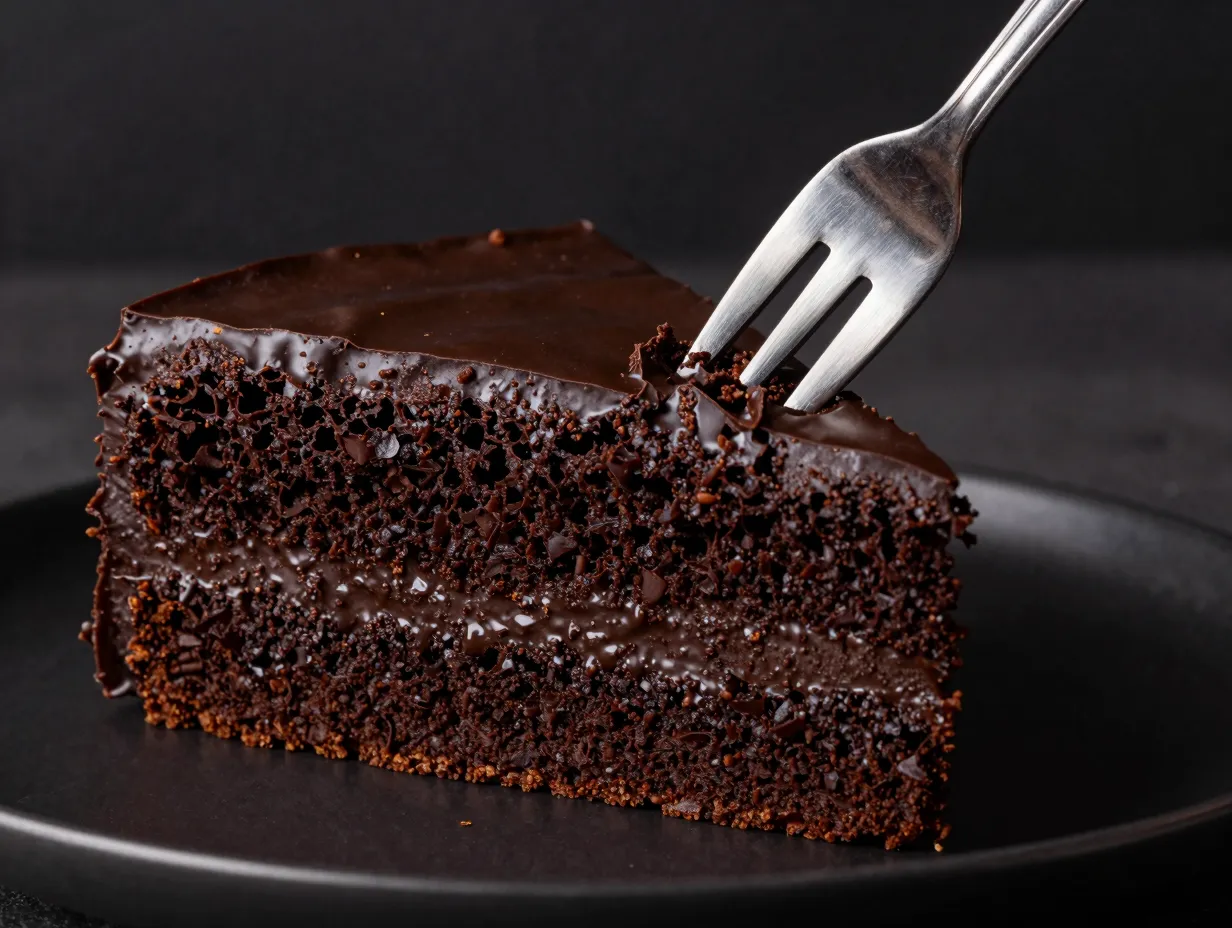 One bowl chocolate fudge cake