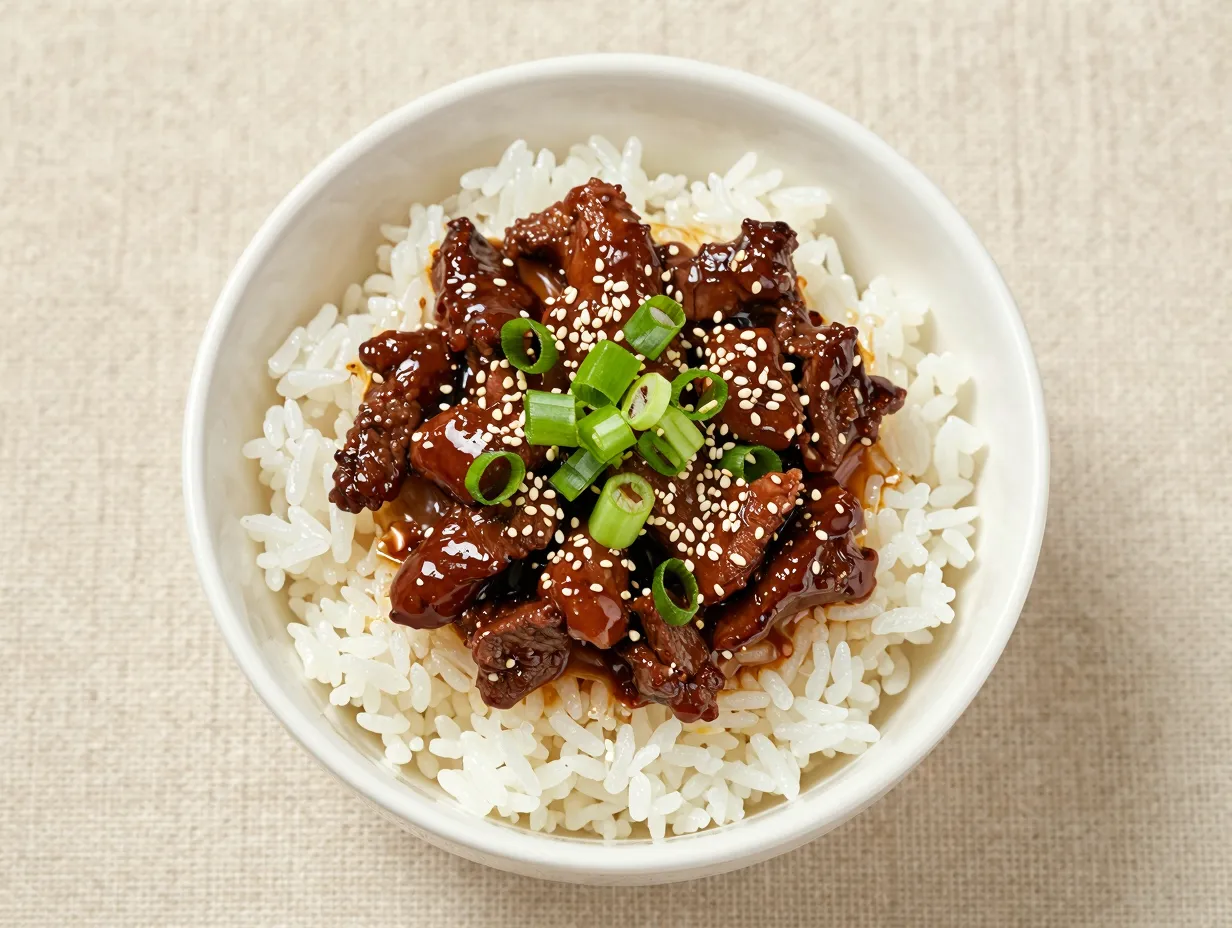 Instant pot korean ground beef bowls
