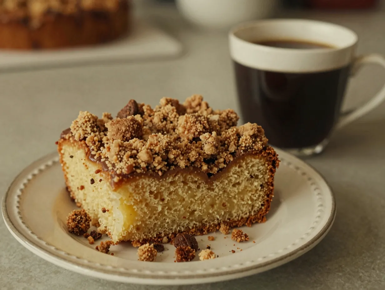 Coffee cake cinnamon streusel