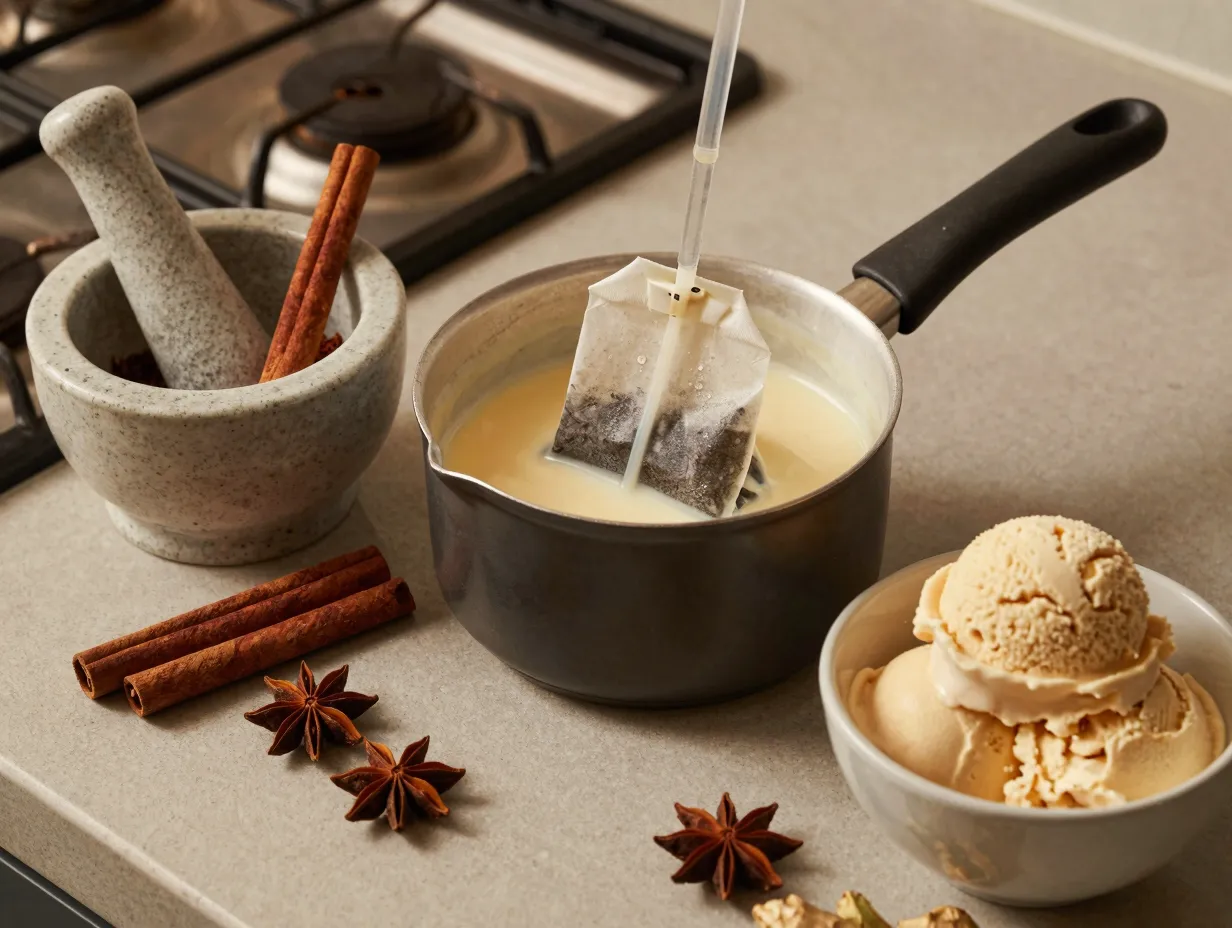 Masala chai ice cream