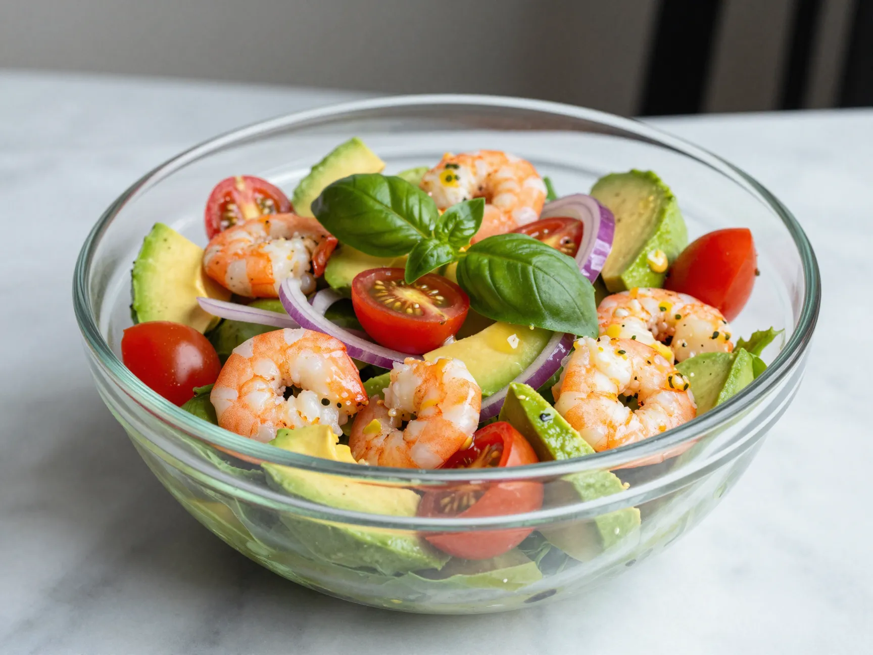 Shrimp avocado salad