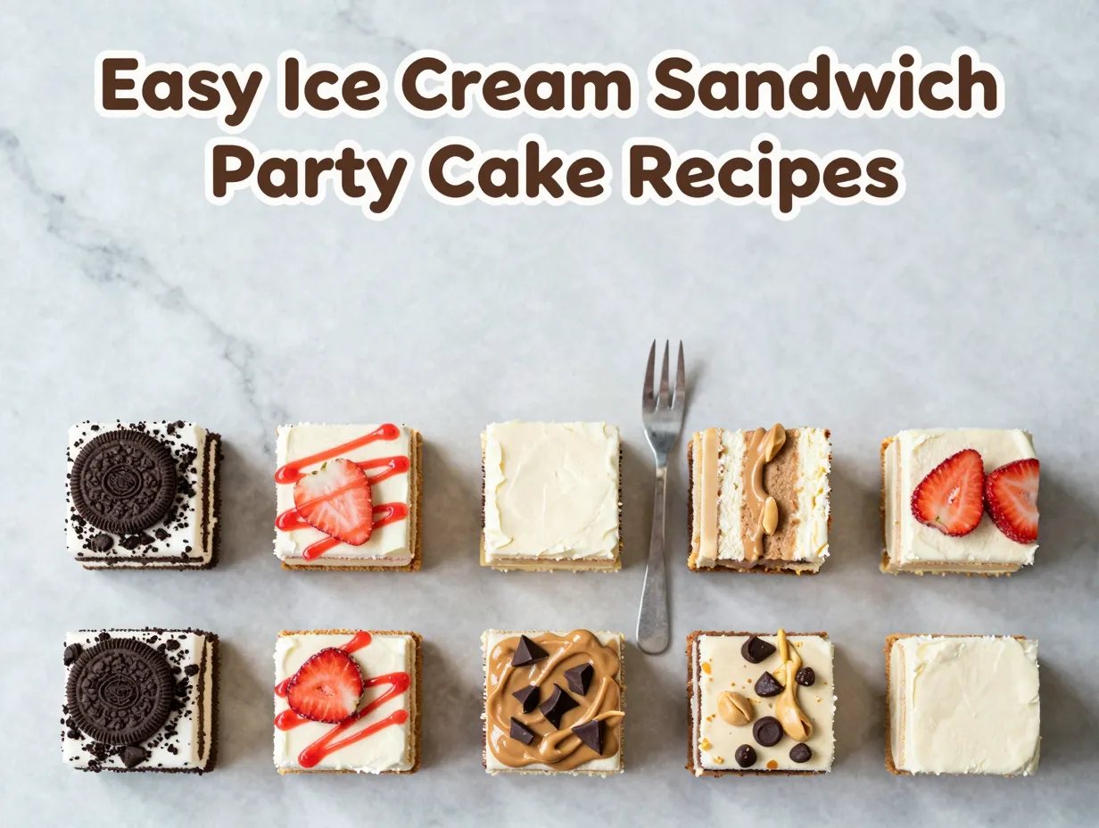 Easy ice cream sandwich party cake recipes