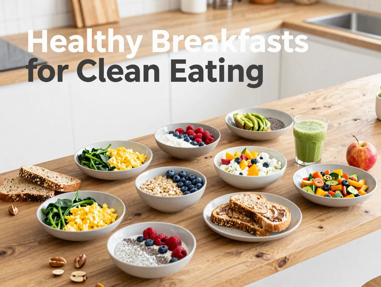 Healthy breakfasts for clean eating