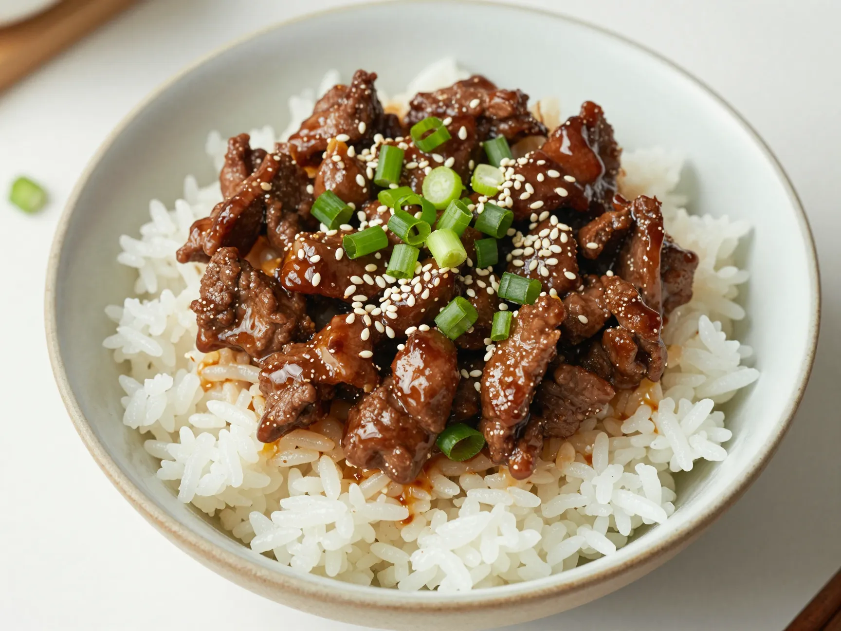 Korean ground beef bowl