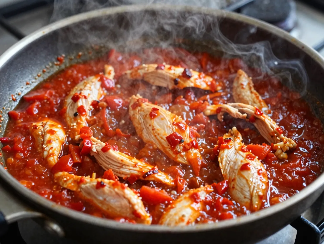 Chicken arrabbiata