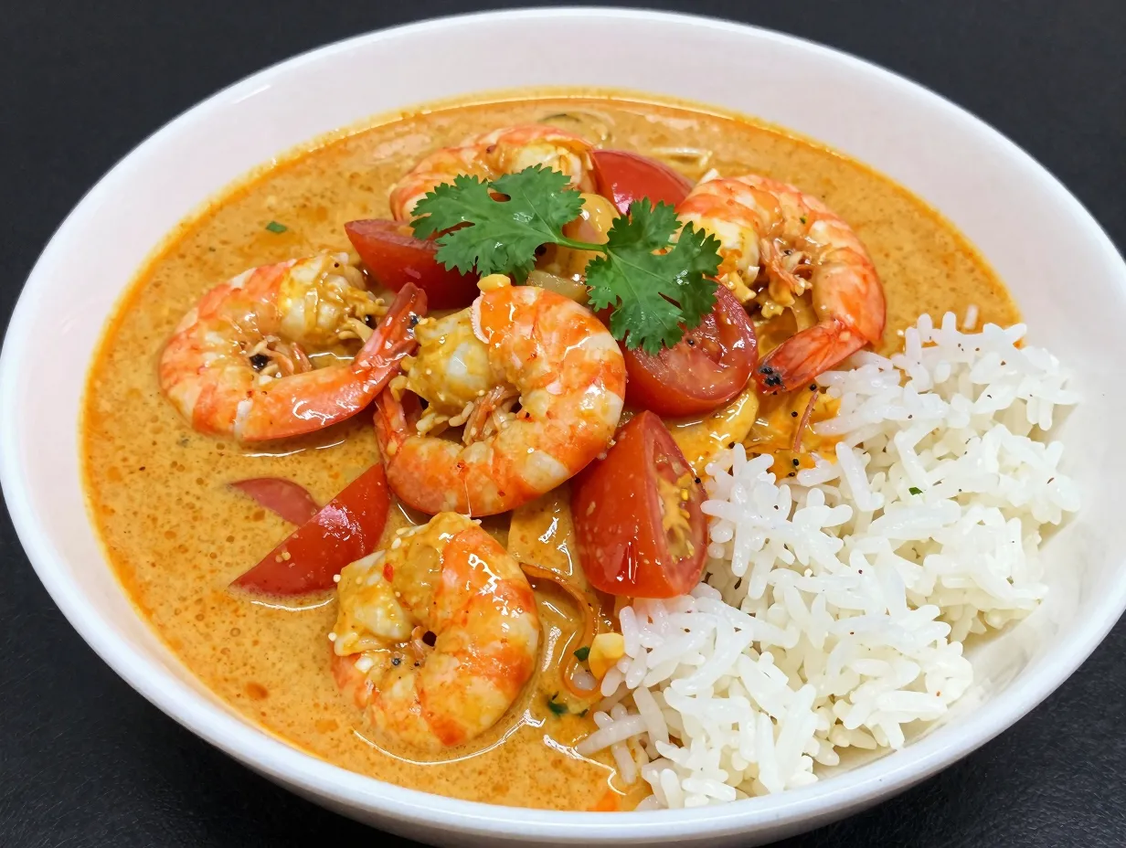 Coconut shrimp curry