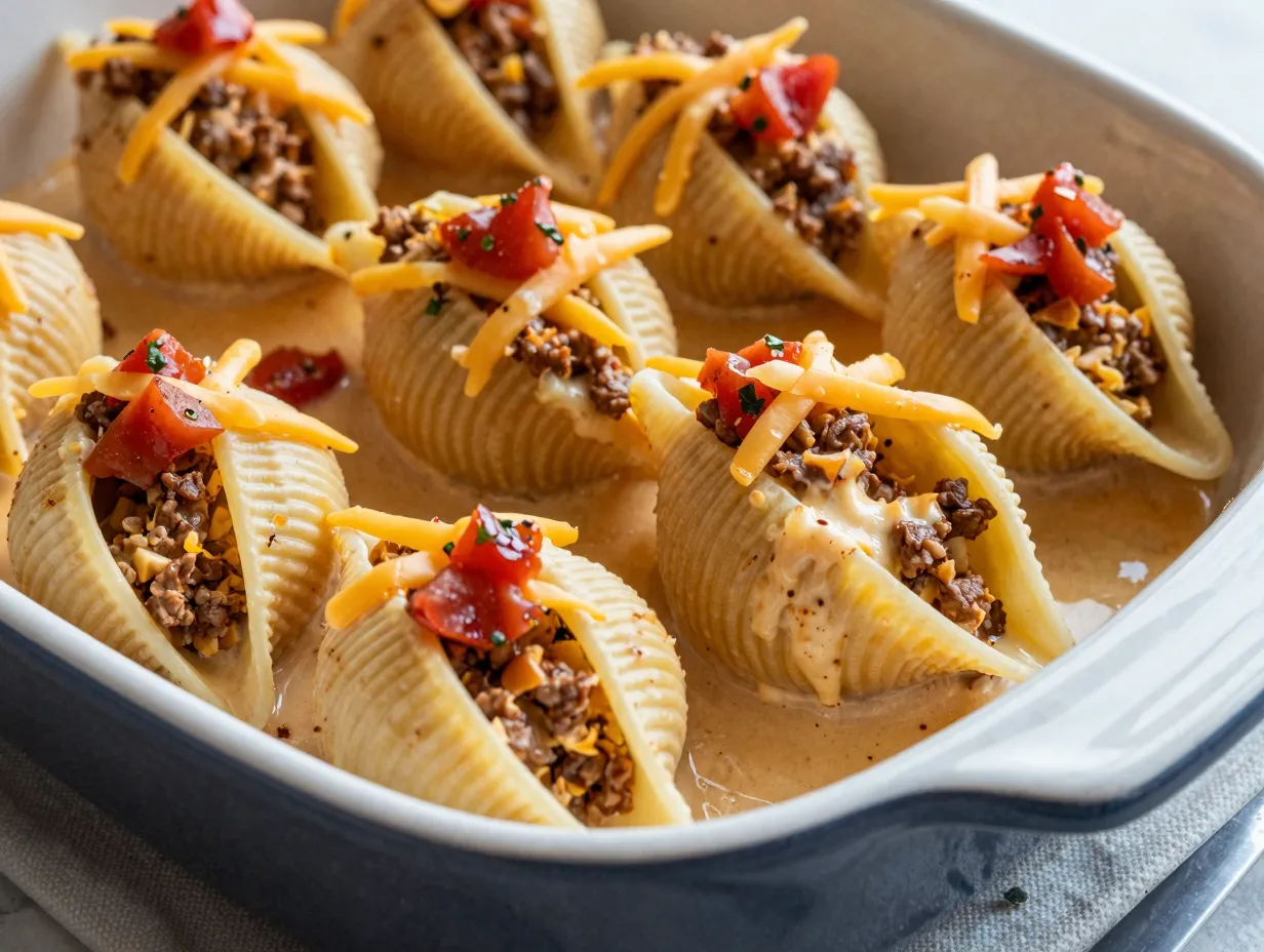 Taco stuffed shells