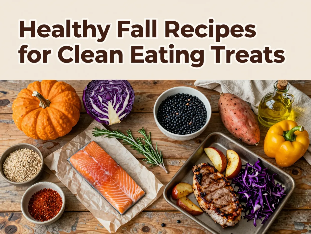 Healthy fall recipes for clean eating treats