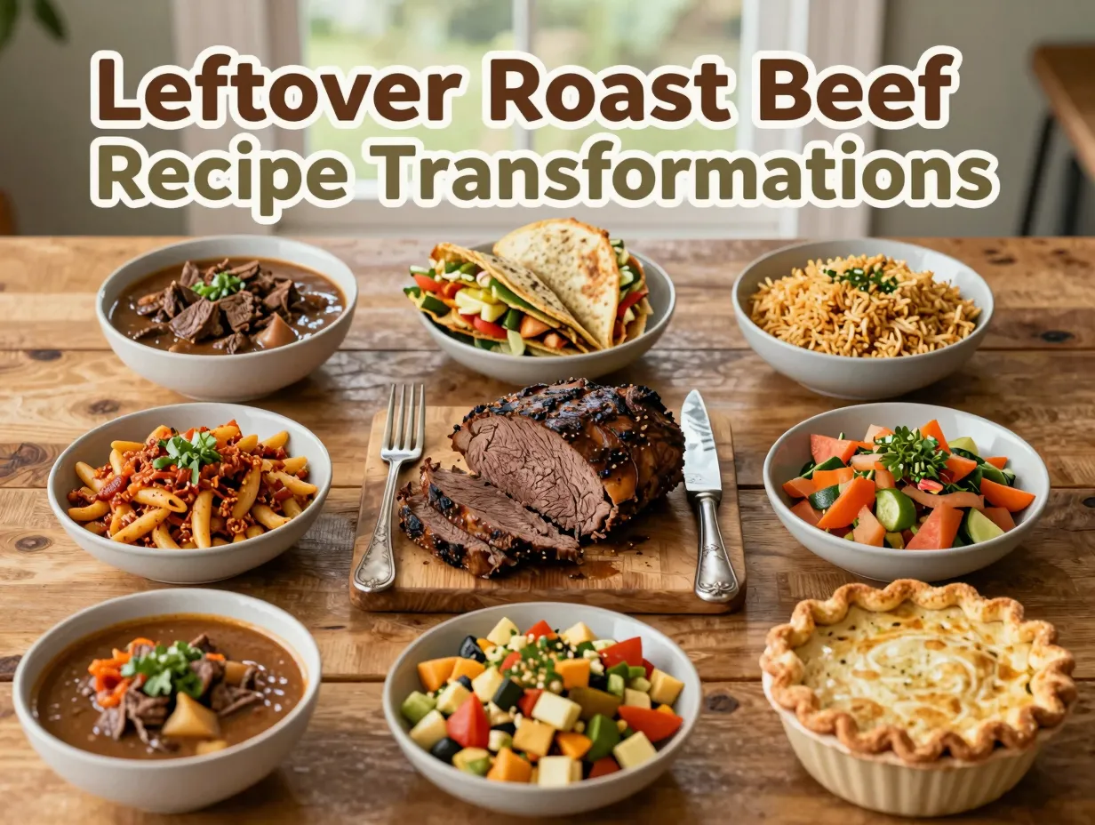 Leftover roast beef recipe transformations