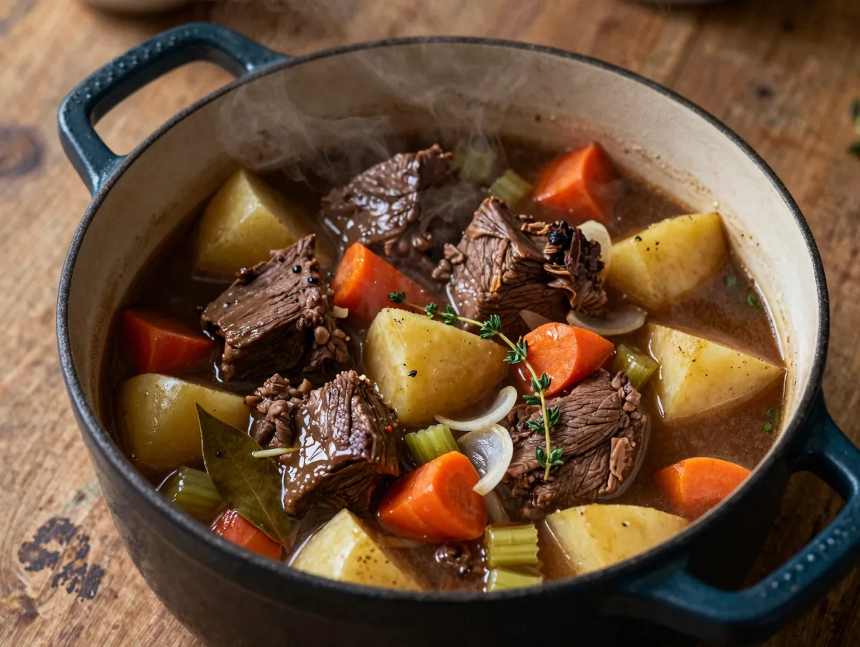 Classic beef and vegetable stew