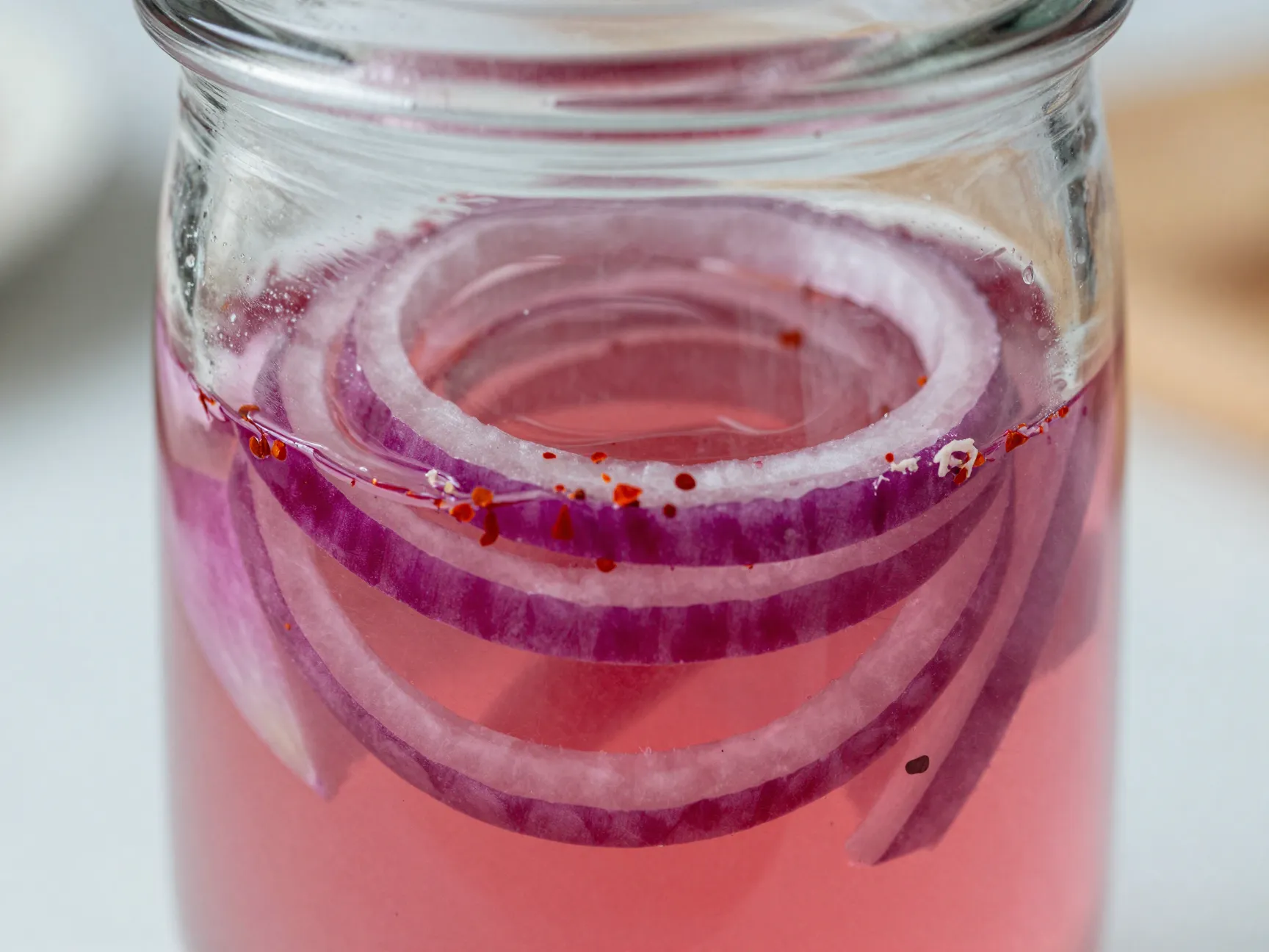 Quick pickled red onions