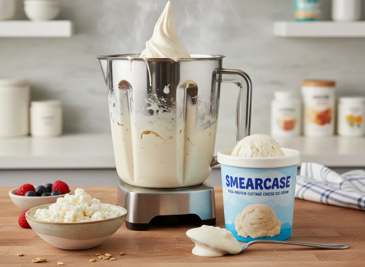Smearcase cottage cheese ice cream