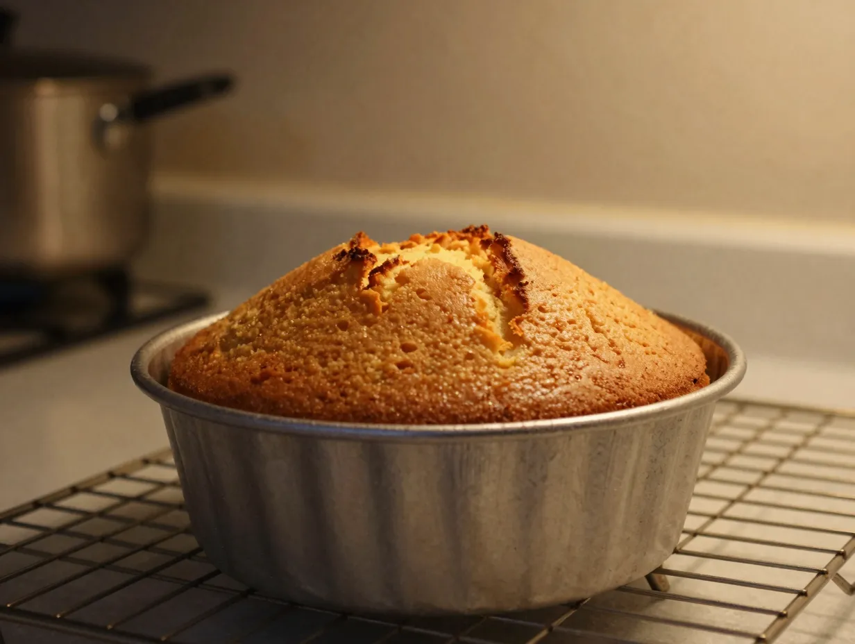 8 cool the cake upside down without exception
