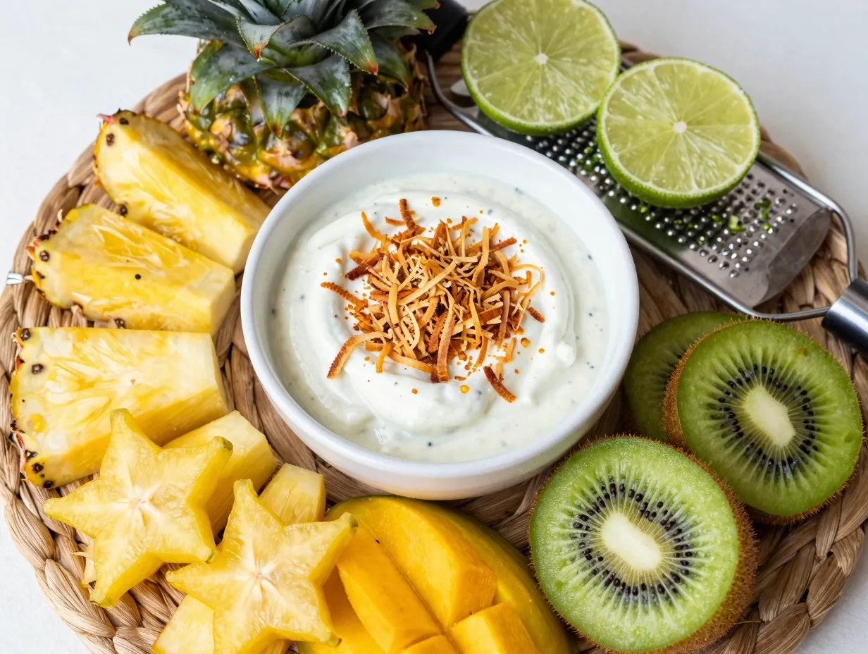 Coconut lime dip
