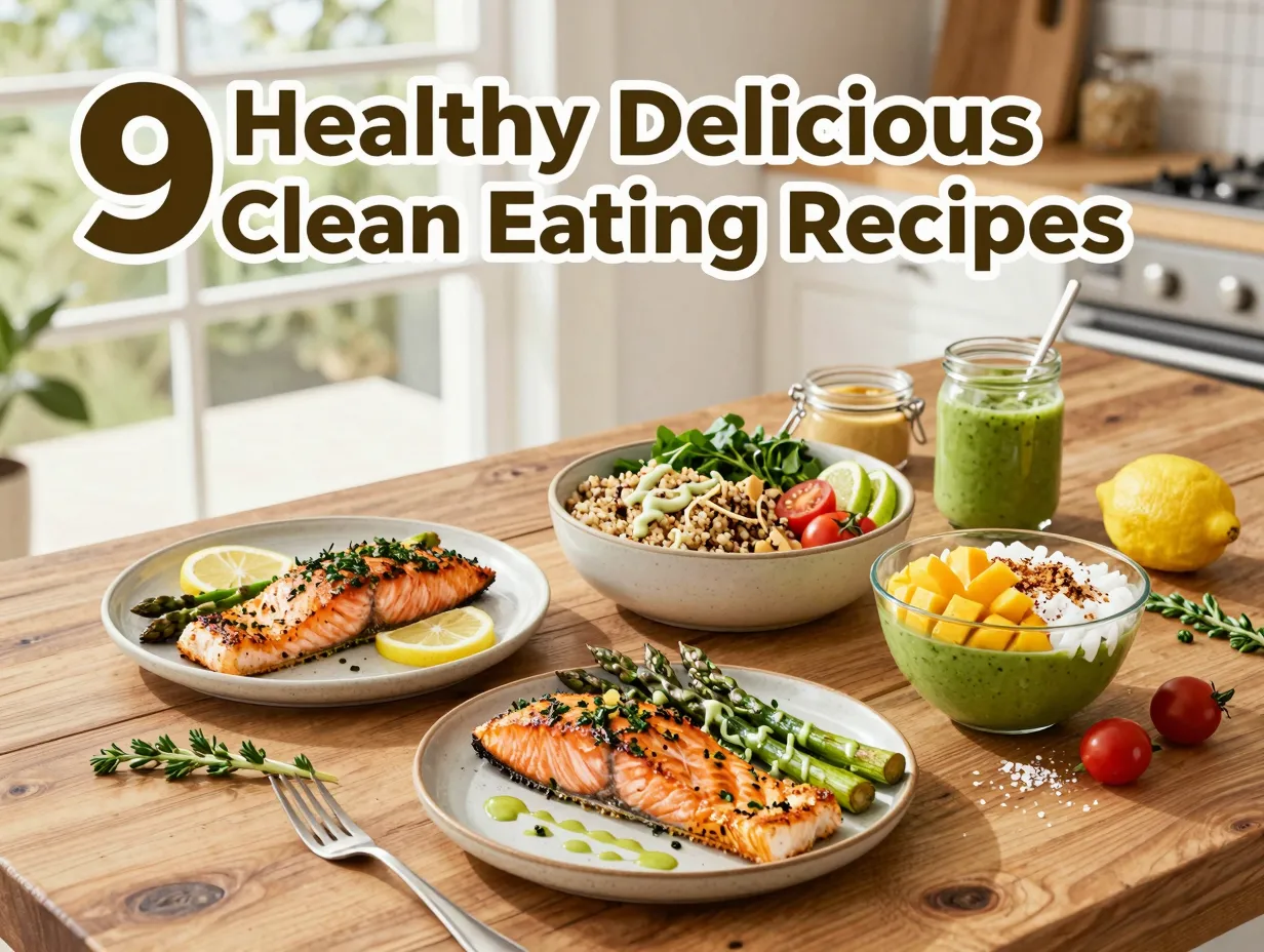 9 healthy delicious clean eating recipes