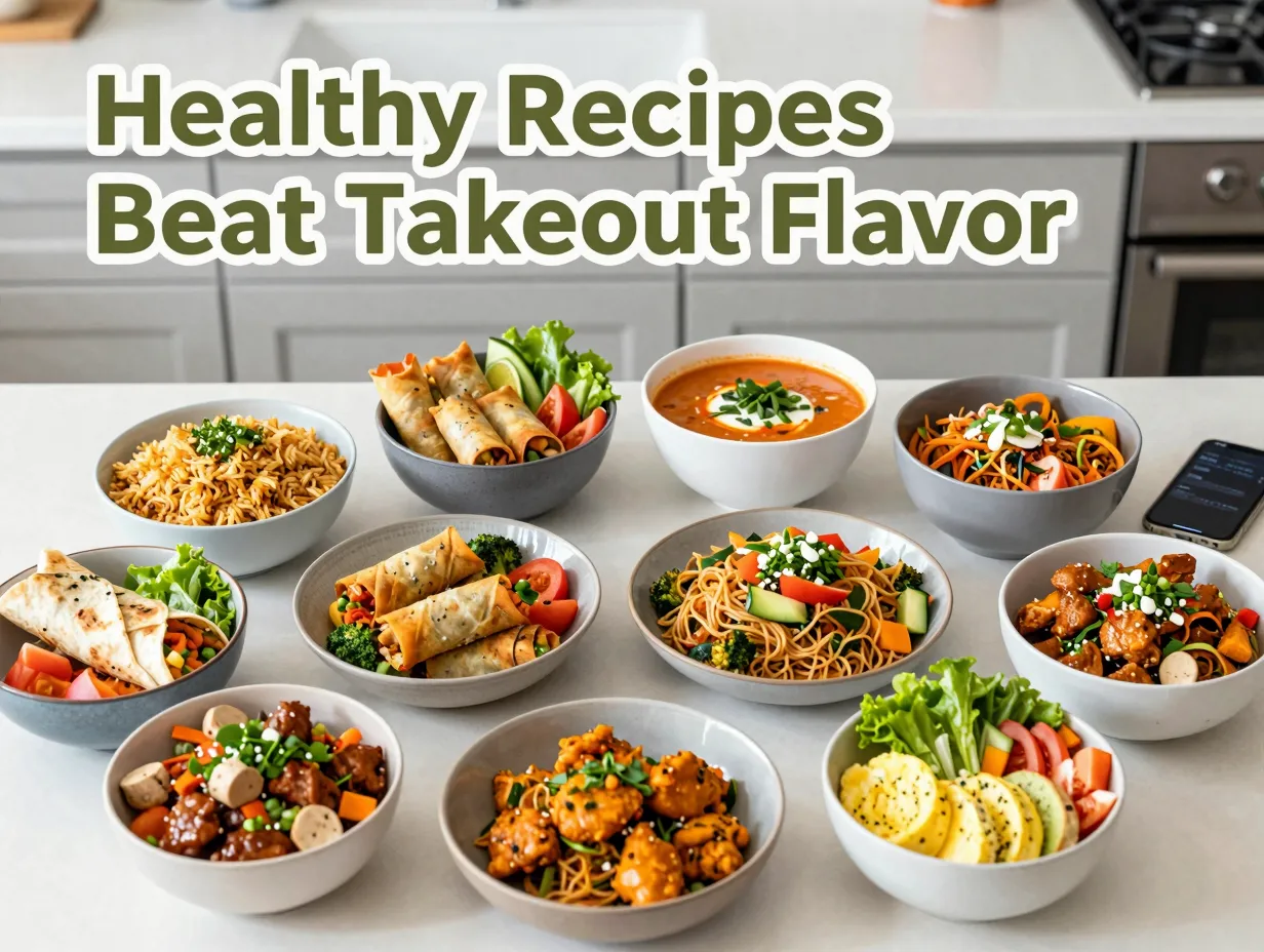 Healthy recipes beat takeout flavor