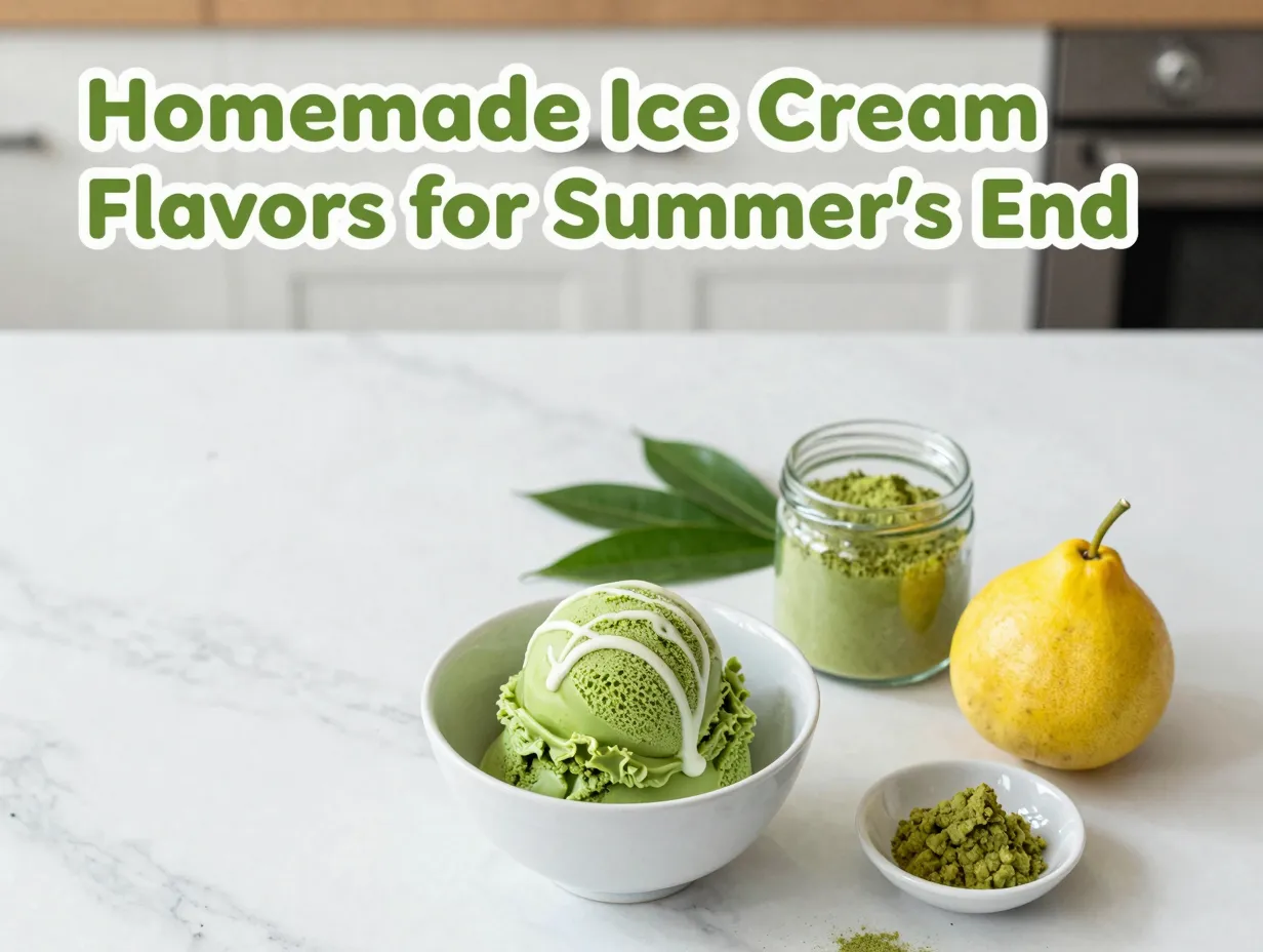 Homemade ice cream flavors for summers end