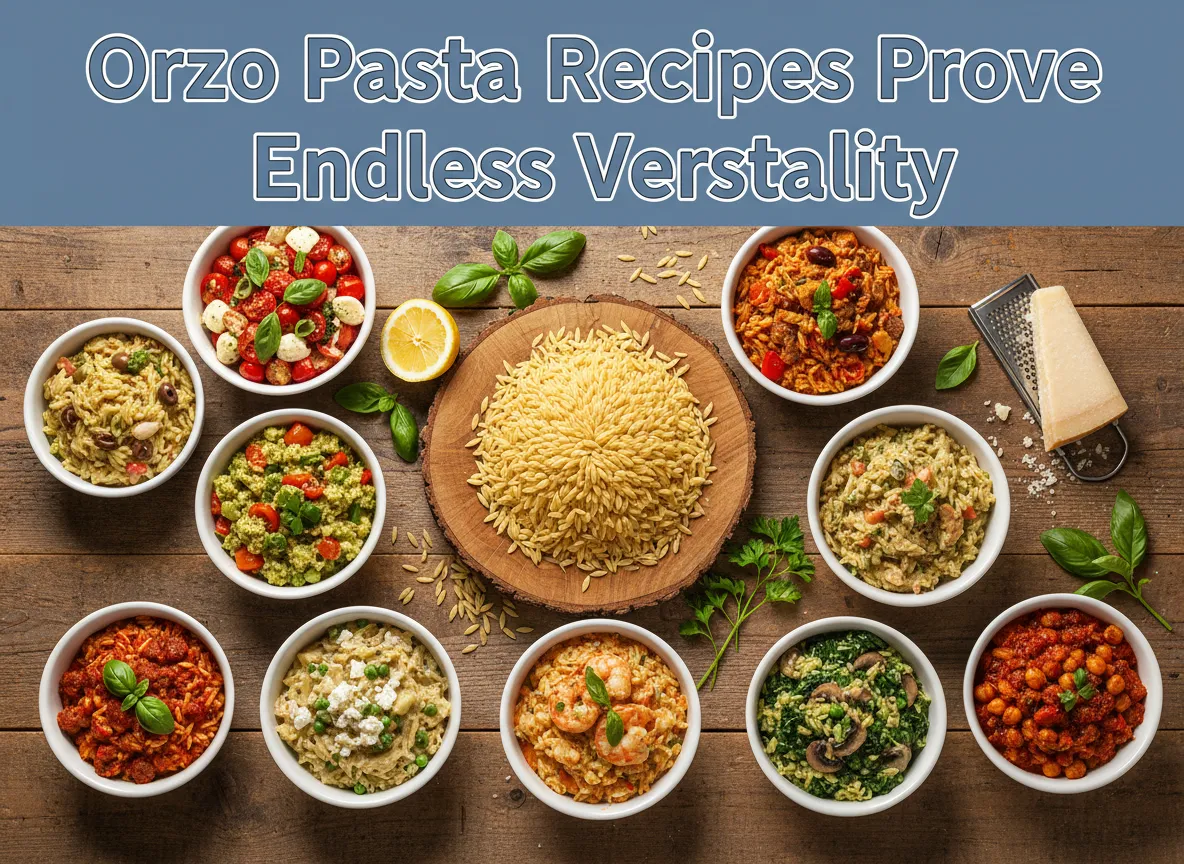 Orzo pasta recipes prove endless versatility